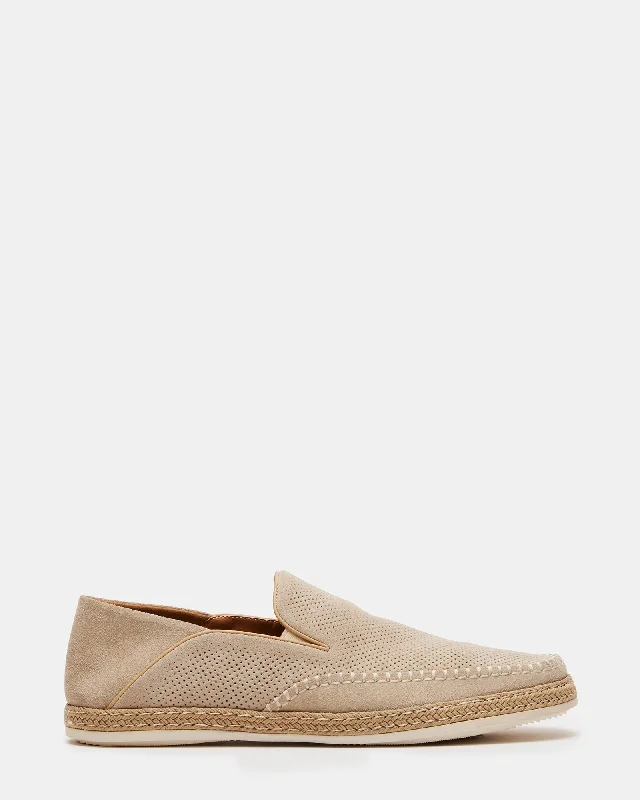 Men's leather loafers with a penny slotCAYDENN OFF-WHITE
