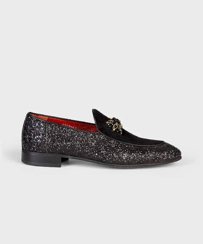 Men's loafers with a moc - toe designShining Wedding Loafers