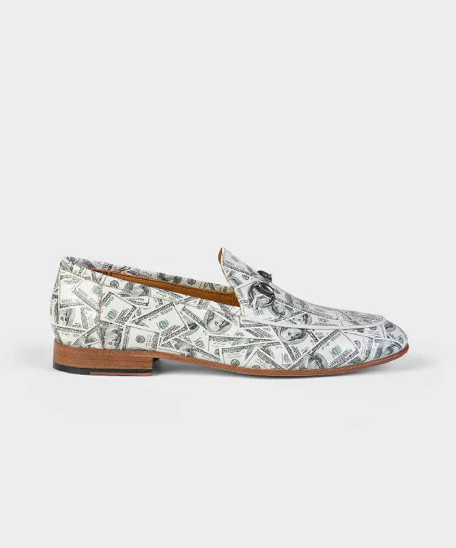 Men's loafers with a moc - toe designMoney Shoes