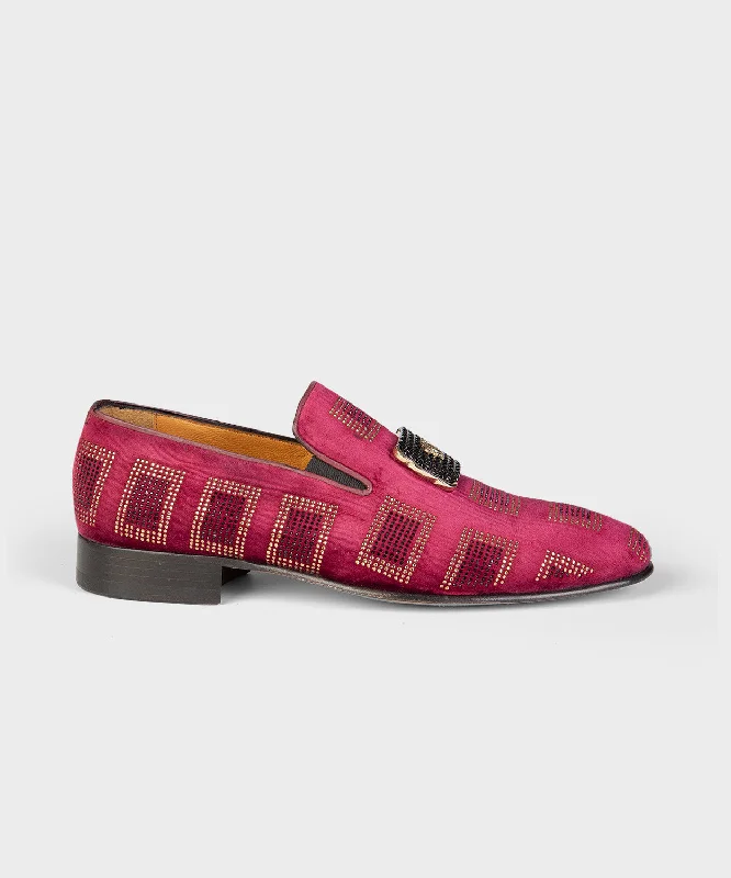 Suede men's loafers for a soft and luxurious feelRed Suede Loafers