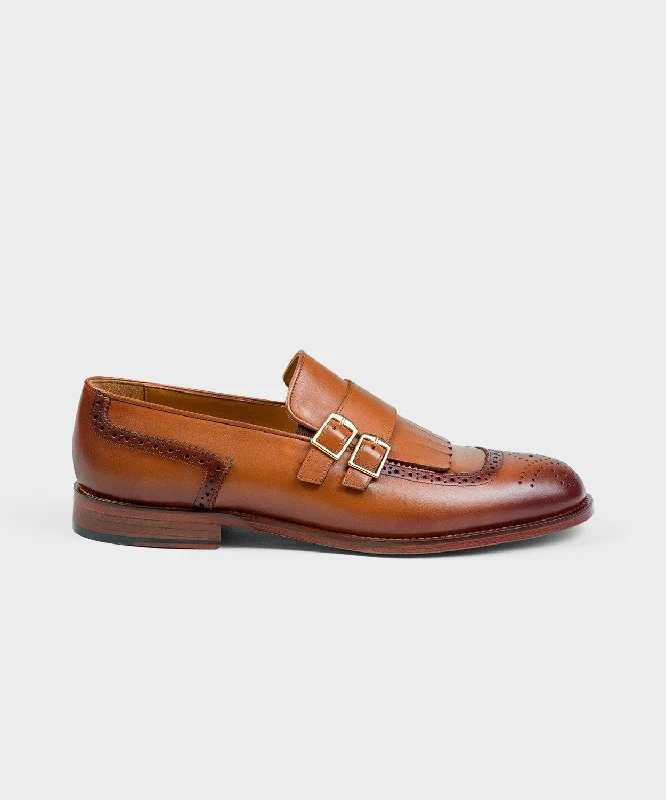 Men's loafers with a pointed toe for a stylish appearanceDouble Monk Shoes