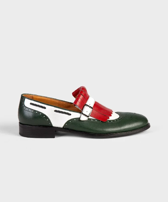 Men's leather loafers with a penny slotMulticolor Loafers