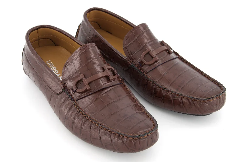 Men's loafers with a low - heeled designPortofino Driving Loafers - Croc