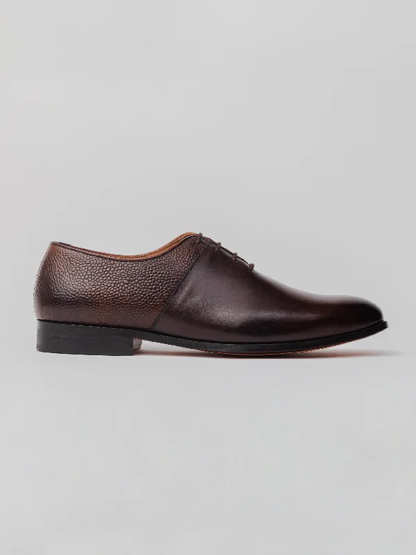 Nomad Textured  Oxford - Dark Brown