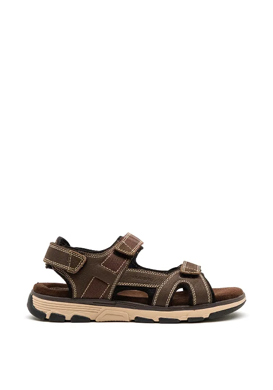 Men's casual shoes with a rubber toe cap for protectionDubarry Mens Bobby Leather Velcro Sandals, Bourbon Men's casual shoes with a rubber toe cap for protectionDubarry Mens Bobby Leather Velcro Sandals, Bourbon