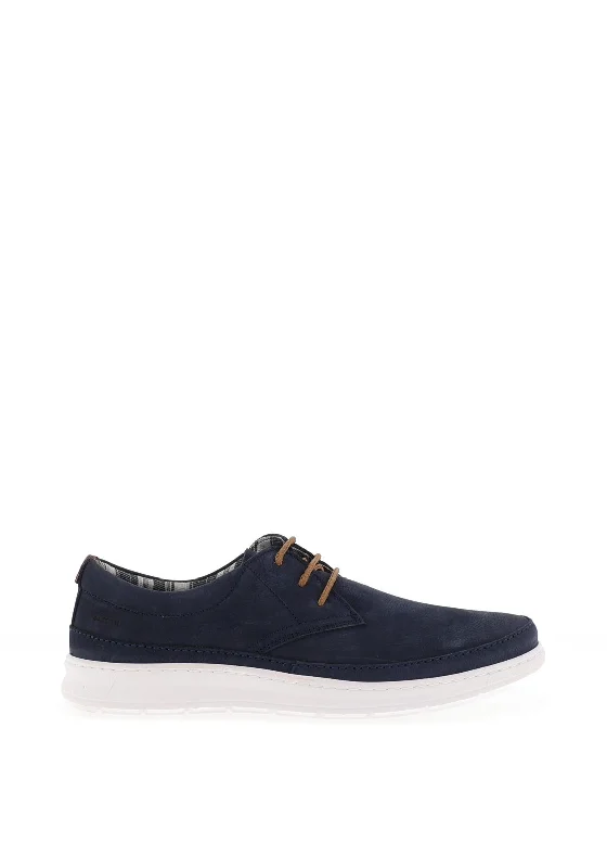 Men's casual shoes with a metallic trimDubarry Sully Laced Casual Shoes, Navy