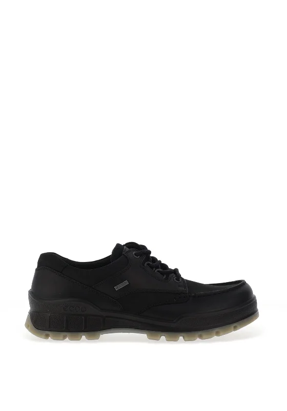 Men's casual shoes with a removable footbed for cleaningEcco Mens Track 25 Laced Shoes, Black