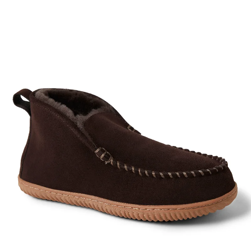 Fireside By Dearfoams Men's Rockhampton Shearling Bootie