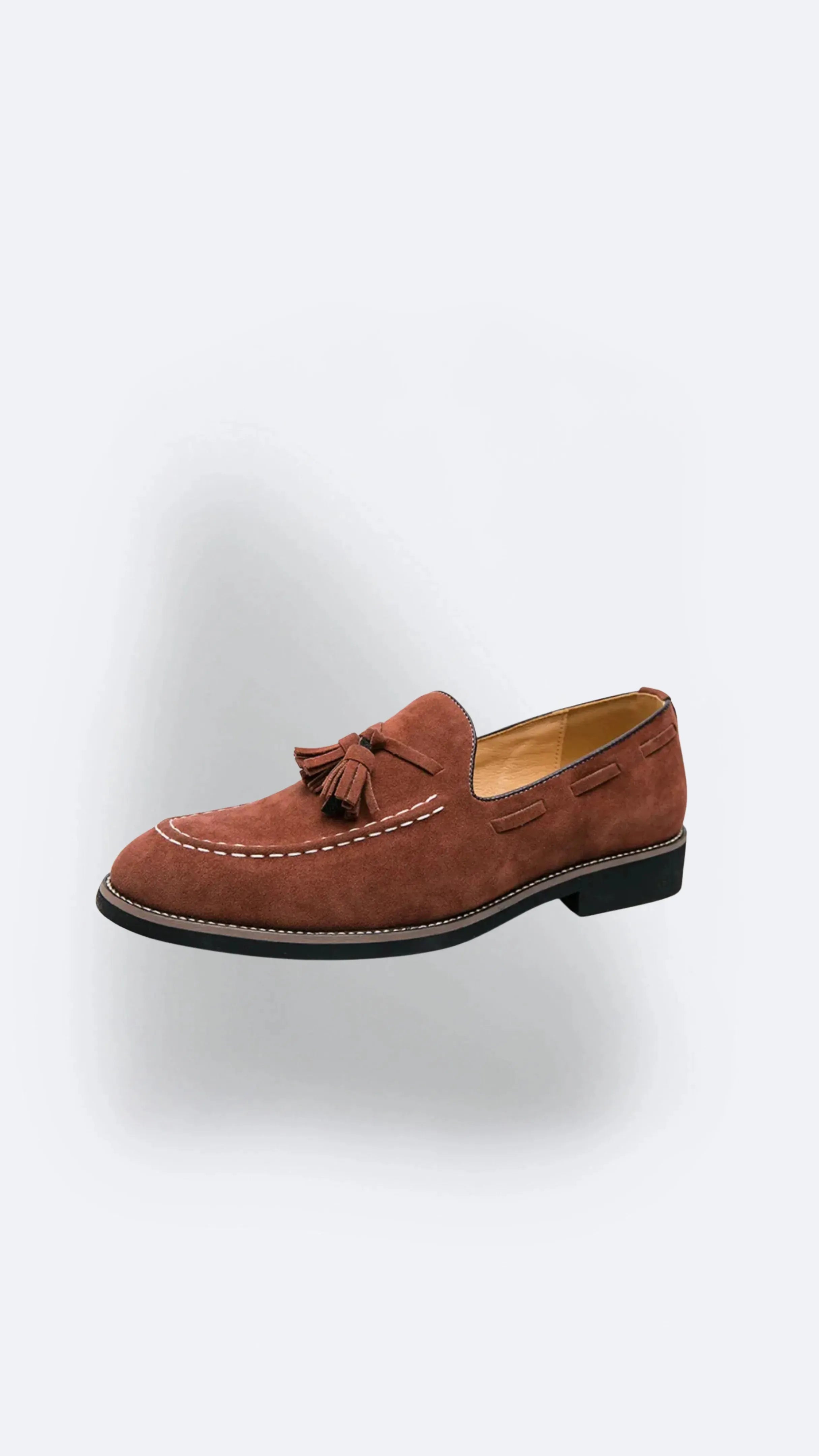 Men's loafers with a cushioned footbedFRINGED | Leather Shoes Men's Loafers