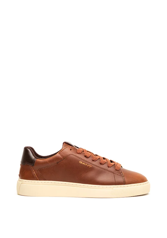Suede men's casual shoes in earthy tonesGant Mc Julien Leather Trainers, Cognac