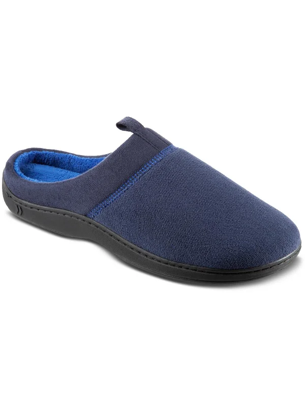 Jared Hoodback Mens Terry Cloth Adaptive Slide Slippers