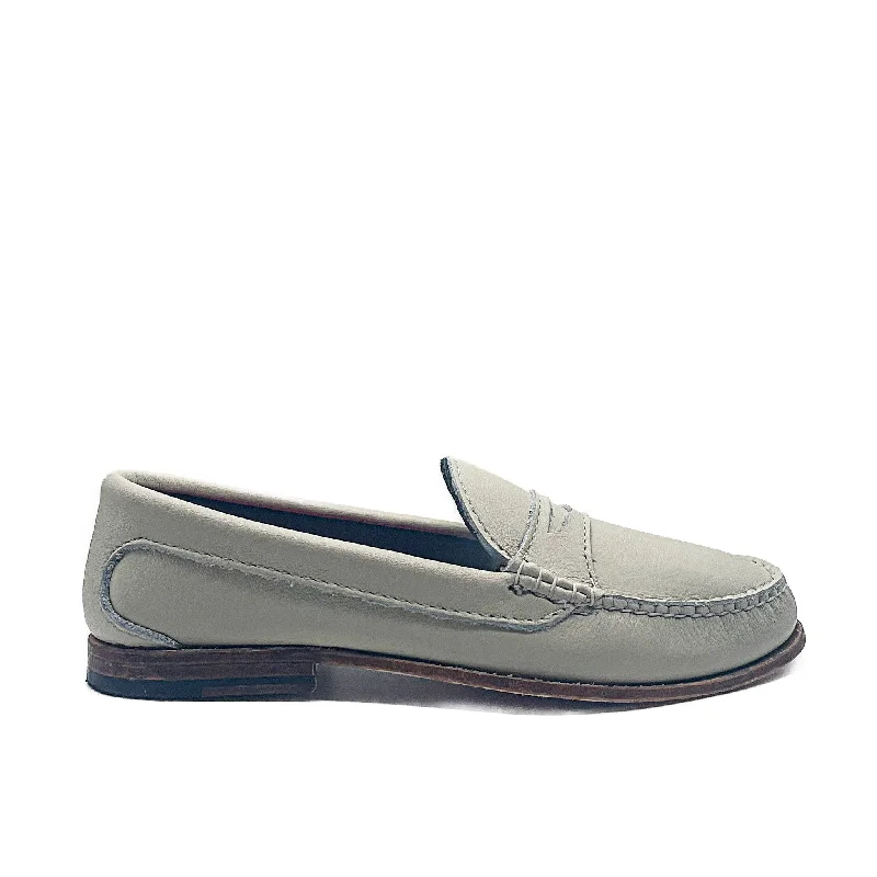 Men's loafers with a tassel front for a classic lookKKB Penny Loafer: Winter White Leather Men's loafers with a tassel front for a classic lookKKB Penny Loafer: Winter White Leather