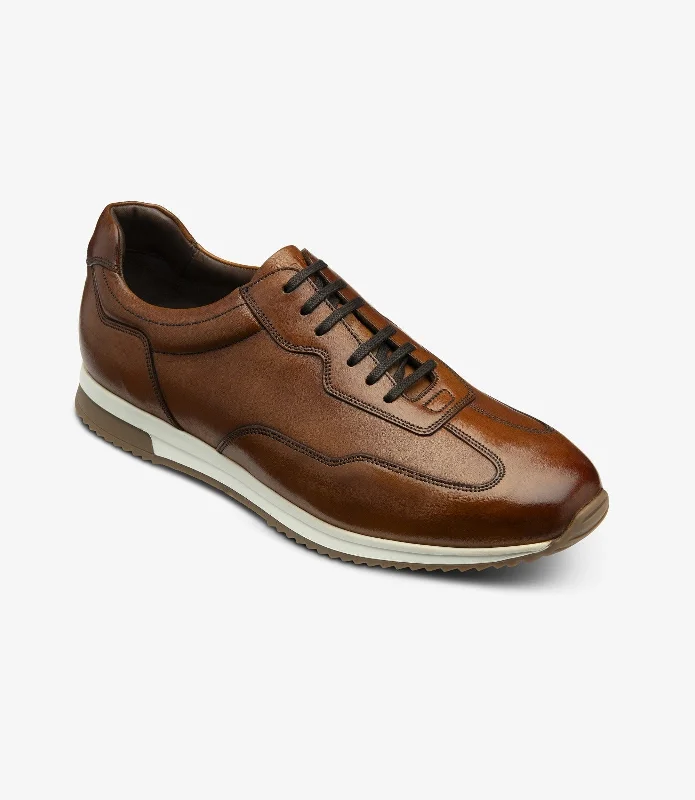 LOAKE Linford - Leather Sneakers - Chestnut