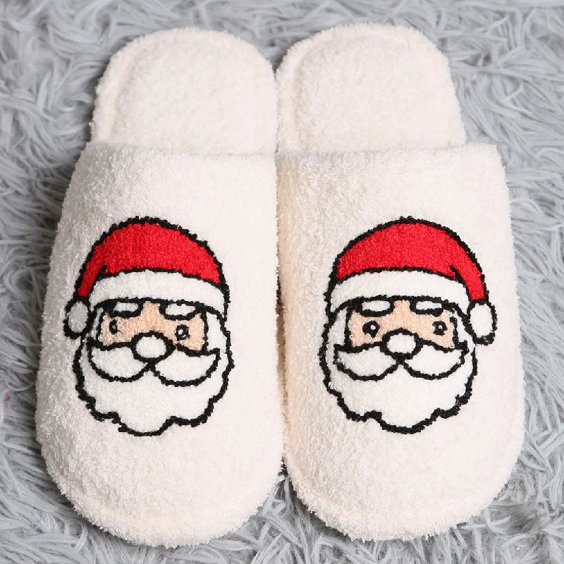 Luxury Soft Christmas Theme Slippers Pack 6 Pairs