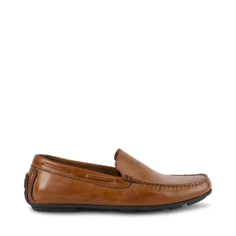 MANOLO BROWN LEATHER