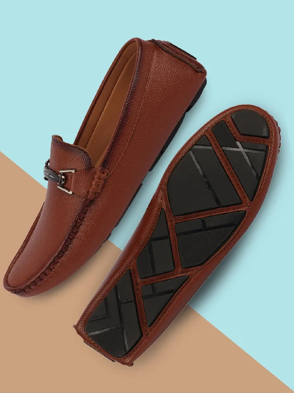 Men's loafers with a rubber sole for durabilityMen Tan Casual Slip On Textured Stitched Design Driving Loafer and Moccasin Shoes Men's loafers with a rubber sole for durabilityMen Tan Casual Slip On Textured Stitched Design Driving Loafer and Moccasin Shoes