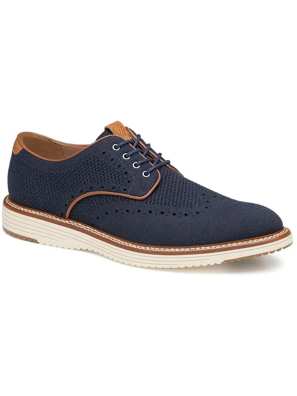 Mens Casual Almond Toe Oxfords