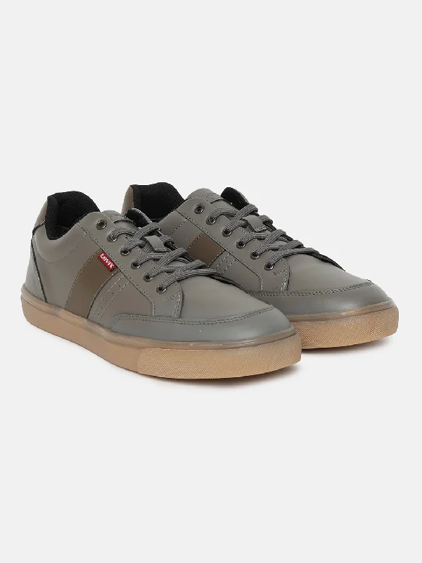 Men's Grey Colorblock Shoes