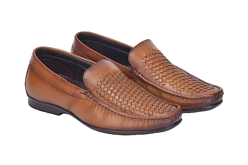 MENS LEATHER LOAFER SHOE 996805