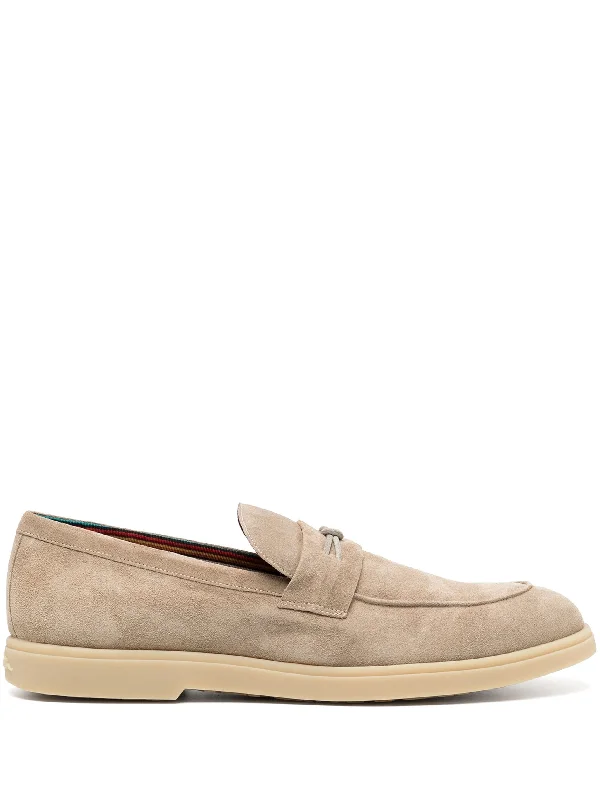 Men's loafers with a decorative buckleMontalcini Suede Loafers