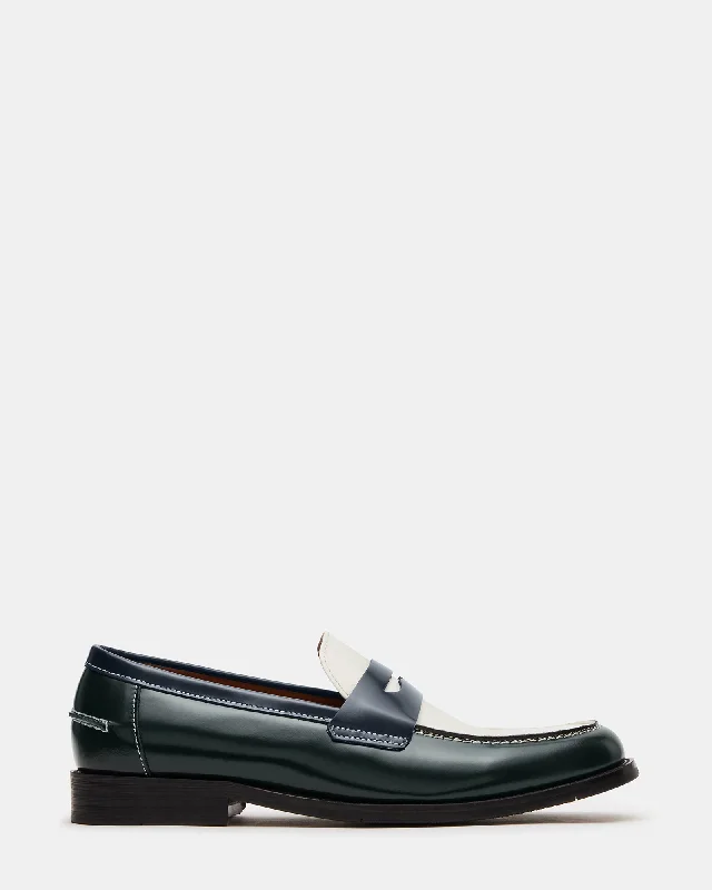 Slip - on men's loafers for easy wearNATAN GREEN MULTI