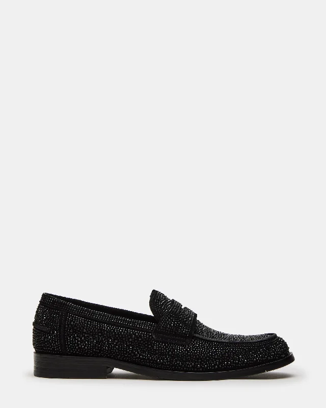 Men's loafers with a memory foam insoleNATAN RHINESTONES