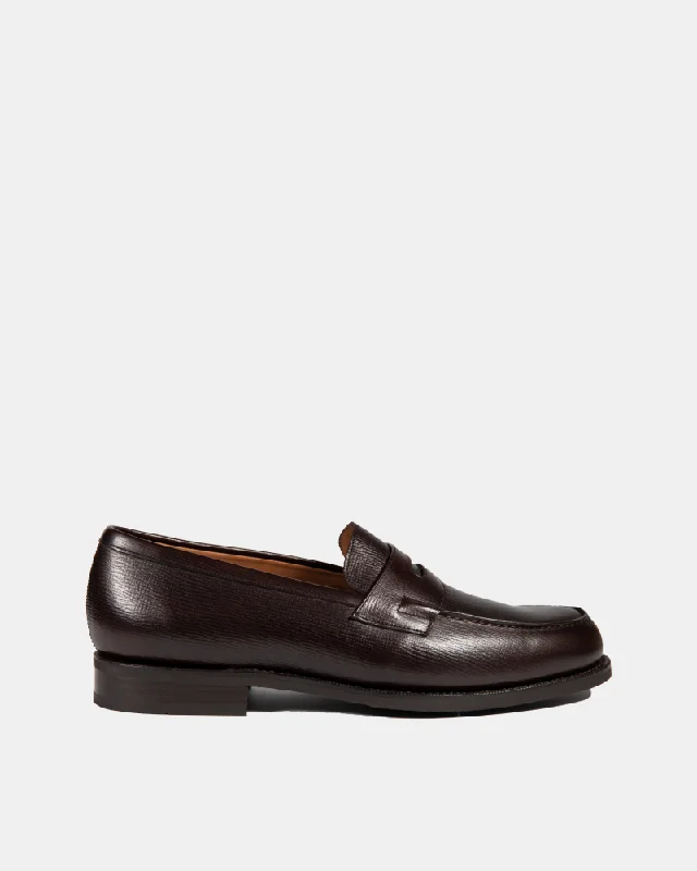 Men's loafers with a removable insole for cleaningDark Brown Alcazar Loafer