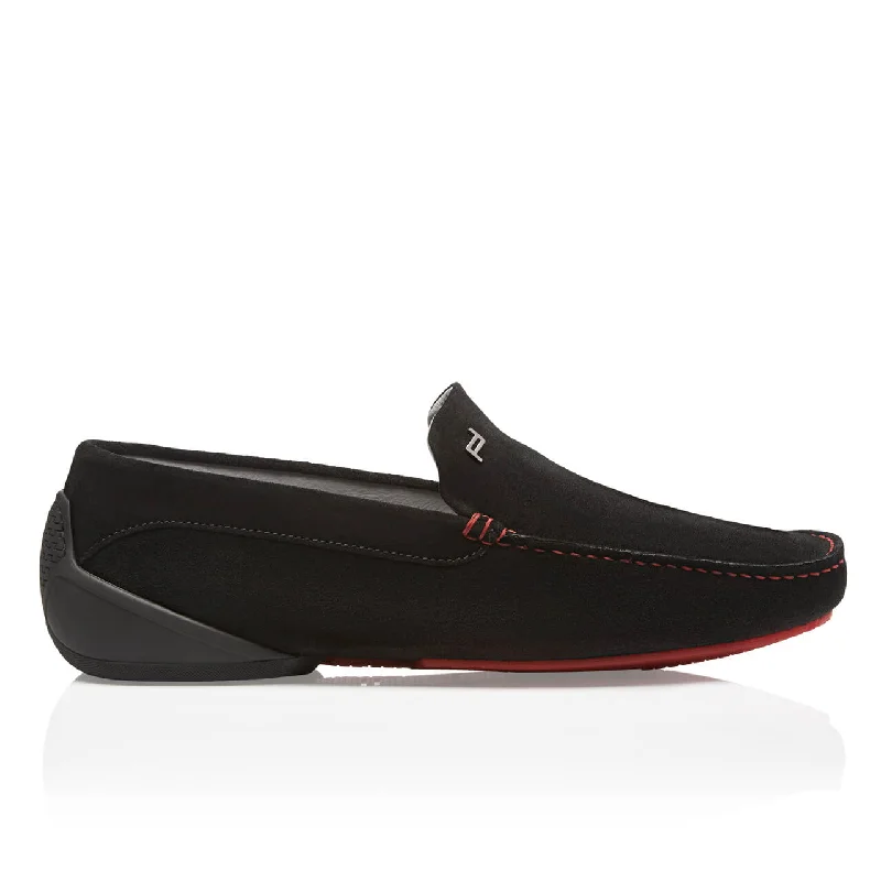 Men's loafers with a leather lining for comfortPorsche Design Monaco Vel Injection Black-Red Moccasins Men's loafers with a leather lining for comfortPorsche Design Monaco Vel Injection Black-Red Moccasins