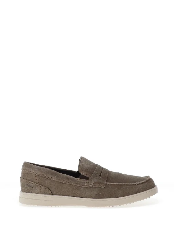Men's casual shoes with a soft insole for cushioningRieker Men’s Suede Slip On Loafer, Taupe Men's casual shoes with a soft insole for cushioningRieker Men’s Suede Slip On Loafer, Taupe