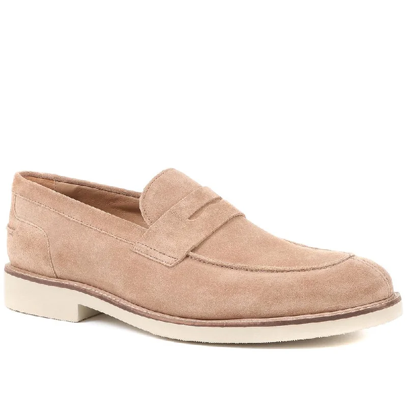 Men's loafers with a cushioned footbedRoberto Suede Leather Penny Loafers - ROBERTO / 321 659 Men's loafers with a cushioned footbedRoberto Suede Leather Penny Loafers - ROBERTO / 321 659