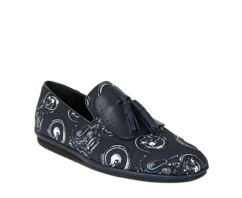Men's leather loafers with a penny slotSalvatore Ferragamo Men's Fabric Tassel Loafer Men's leather loafers with a penny slotSalvatore Ferragamo Men's Fabric Tassel Loafer
