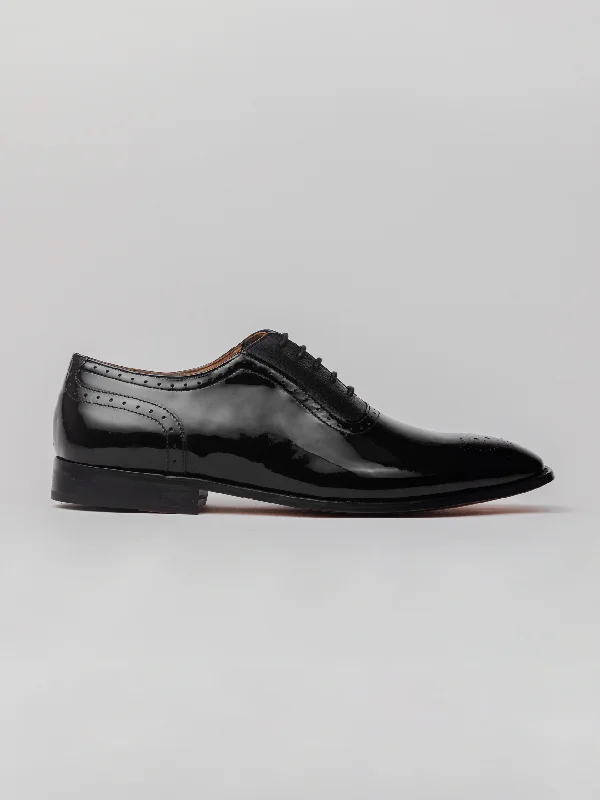 Suave Oxford -Patent Black