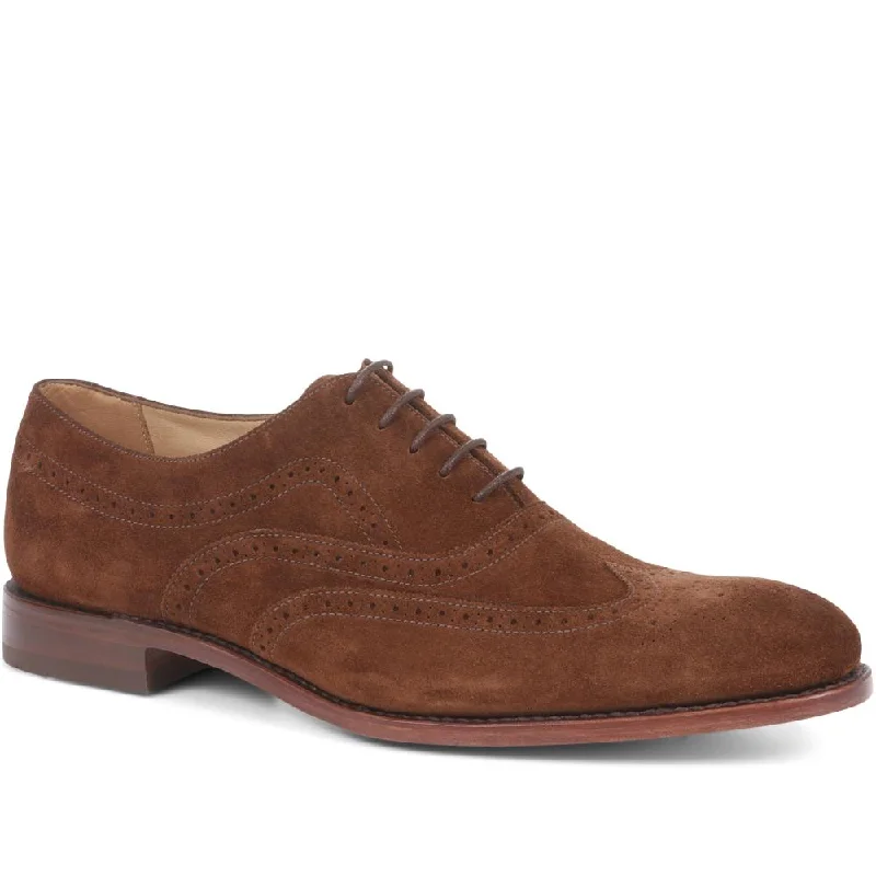 Men's casual shoes with a rubber toe cap for protectionTexas Goodyear Welted Leather Brogues - LOA35501 / 321 887 Men's casual shoes with a rubber toe cap for protectionTexas Goodyear Welted Leather Brogues - LOA35501 / 321 887