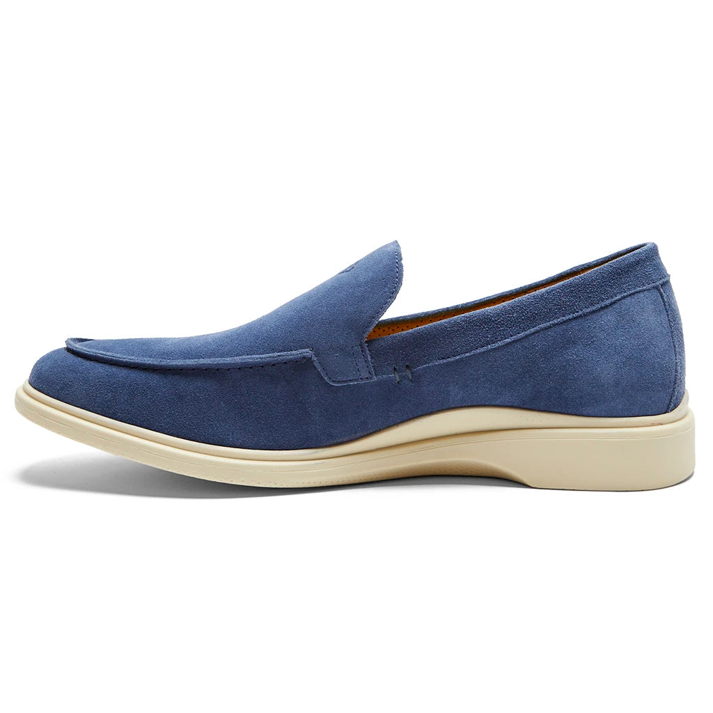 Men's loafers with a moc - toe designThe Loafer (Cobalt)