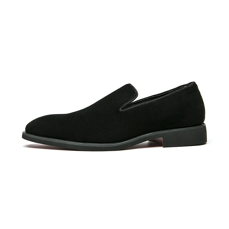 Men's loafers with a cushioned footbedThe Rossi S - Red Bottom Classic Suede Leather Loafers Men's loafers with a cushioned footbedThe Rossi S - Red Bottom Classic Suede Leather Loafers