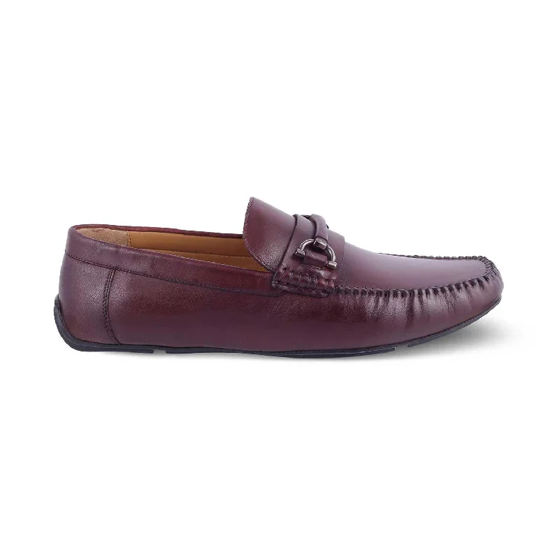 Men's loafers with a smooth leather finishThe Salvo Wine Men's Leather Driving Loafers Tresmode Men's loafers with a smooth leather finishThe Salvo Wine Men's Leather Driving Loafers Tresmode