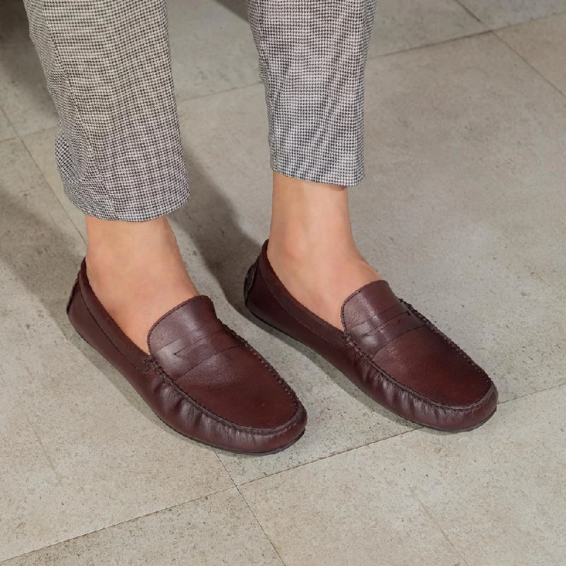 Men's loafers with a leather lining for comfortThe Sloafer Brown Men's Leather Driving Loafers Tresmode Men's loafers with a leather lining for comfortThe Sloafer Brown Men's Leather Driving Loafers Tresmode