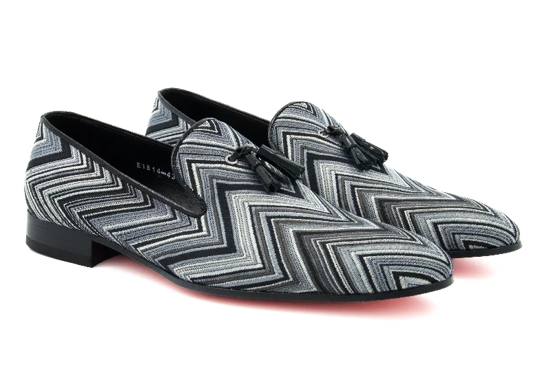 Suede men's loafers for a soft and luxurious feelThe Zig Zag Loafers