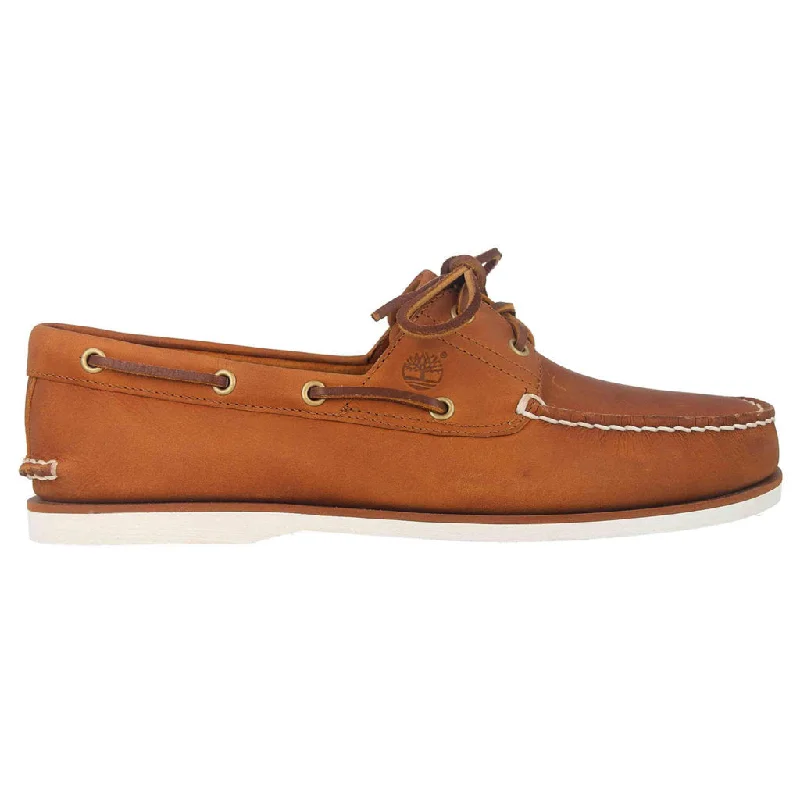 Classic Boat 2 Eye Leather Men's Shoes