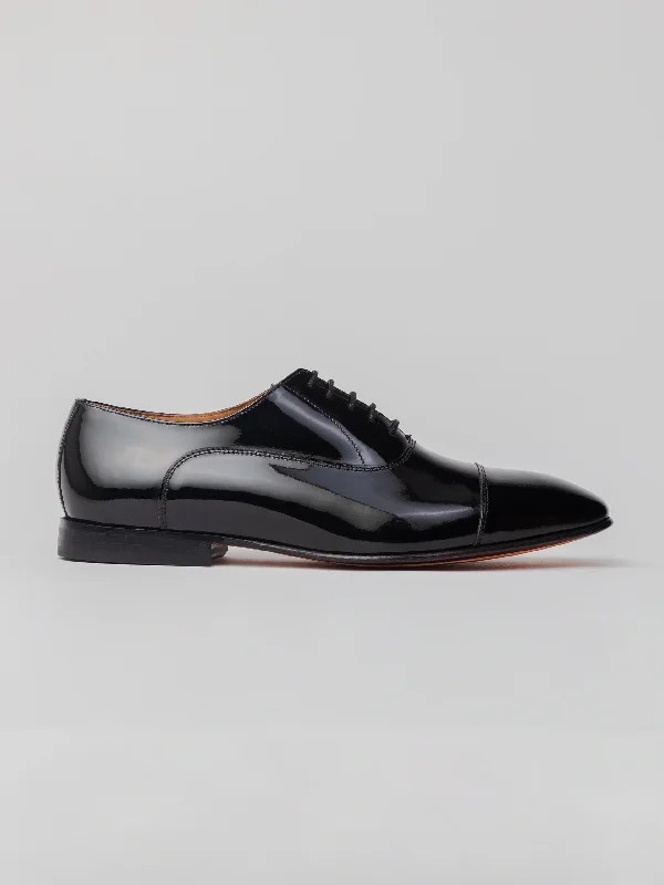 Maverick Toecap Oxford - Patent Black