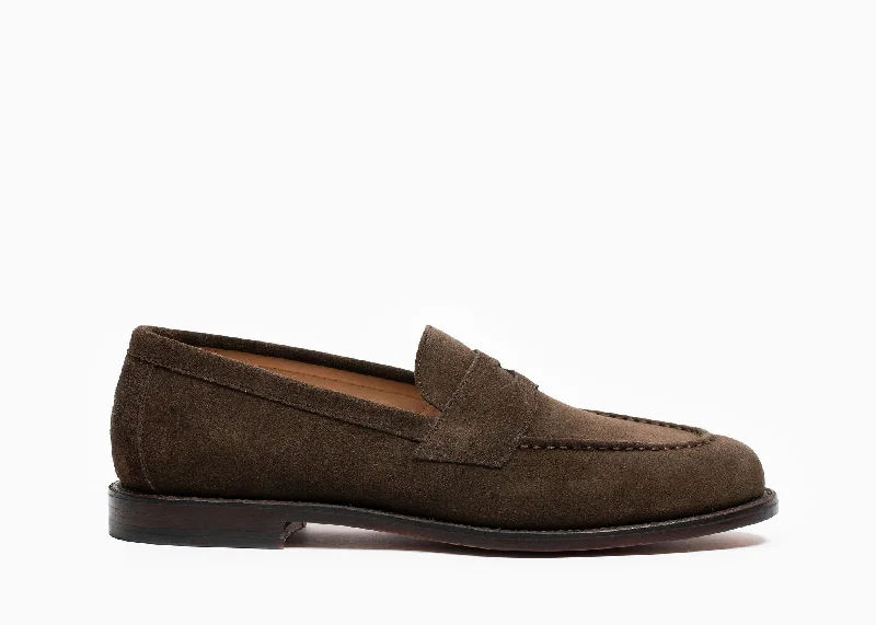 Men's loafers with a pointed toe for a stylish appearanceTraveler Penny Loden Suede Men's loafers with a pointed toe for a stylish appearanceTraveler Penny Loden Suede