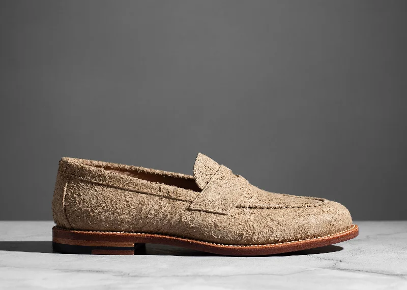Men's loafers with a removable insole for cleaningTraveler Penny Milkshake Rough Suede Men's loafers with a removable insole for cleaningTraveler Penny Milkshake Rough Suede