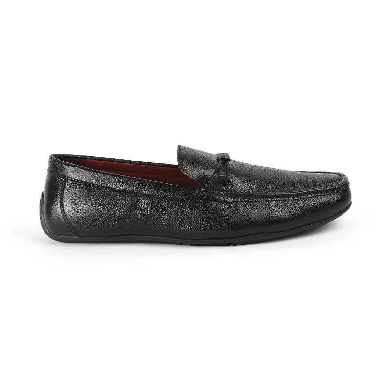 Men's loafers with a smooth leather finishTresmode Event Black Men's Leather Driving Loafers Men's loafers with a smooth leather finishTresmode Event Black Men's Leather Driving Loafers