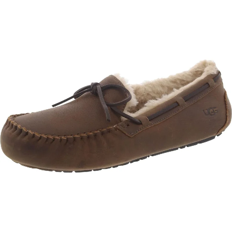 Ugg Mens Leather Slip On Loafers