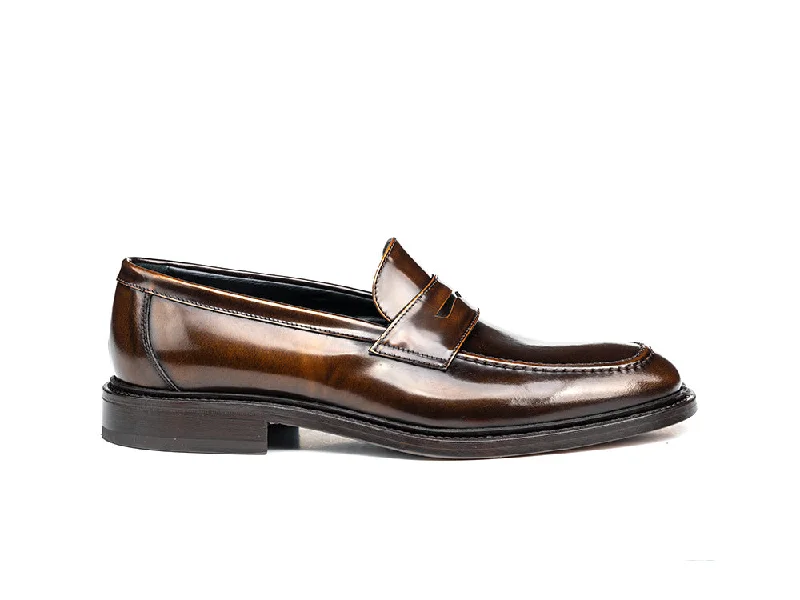 Men's leather loafers with a penny slotUliassi