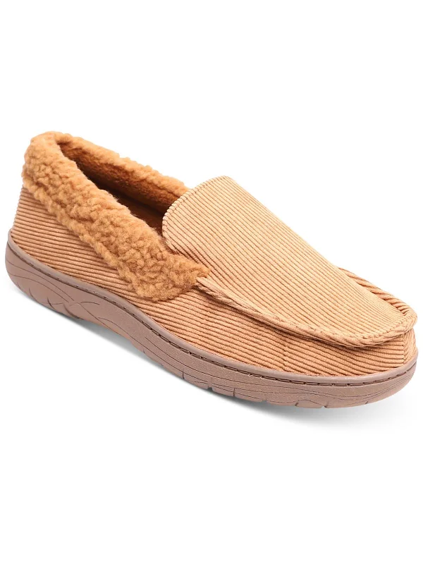 Venetian House Mens Corduroy Slip On Loafer Slippers