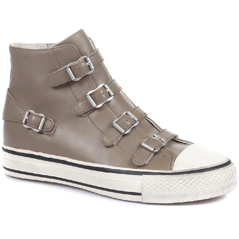 Virgin Leather High-Top Platform Trainers - FASHE34501 / 320 276