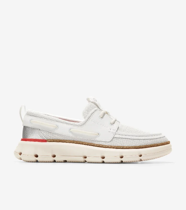 Men's loafers with a moc - toe designWomen's 4.ZERØGRAND Regatta Boat Shoes