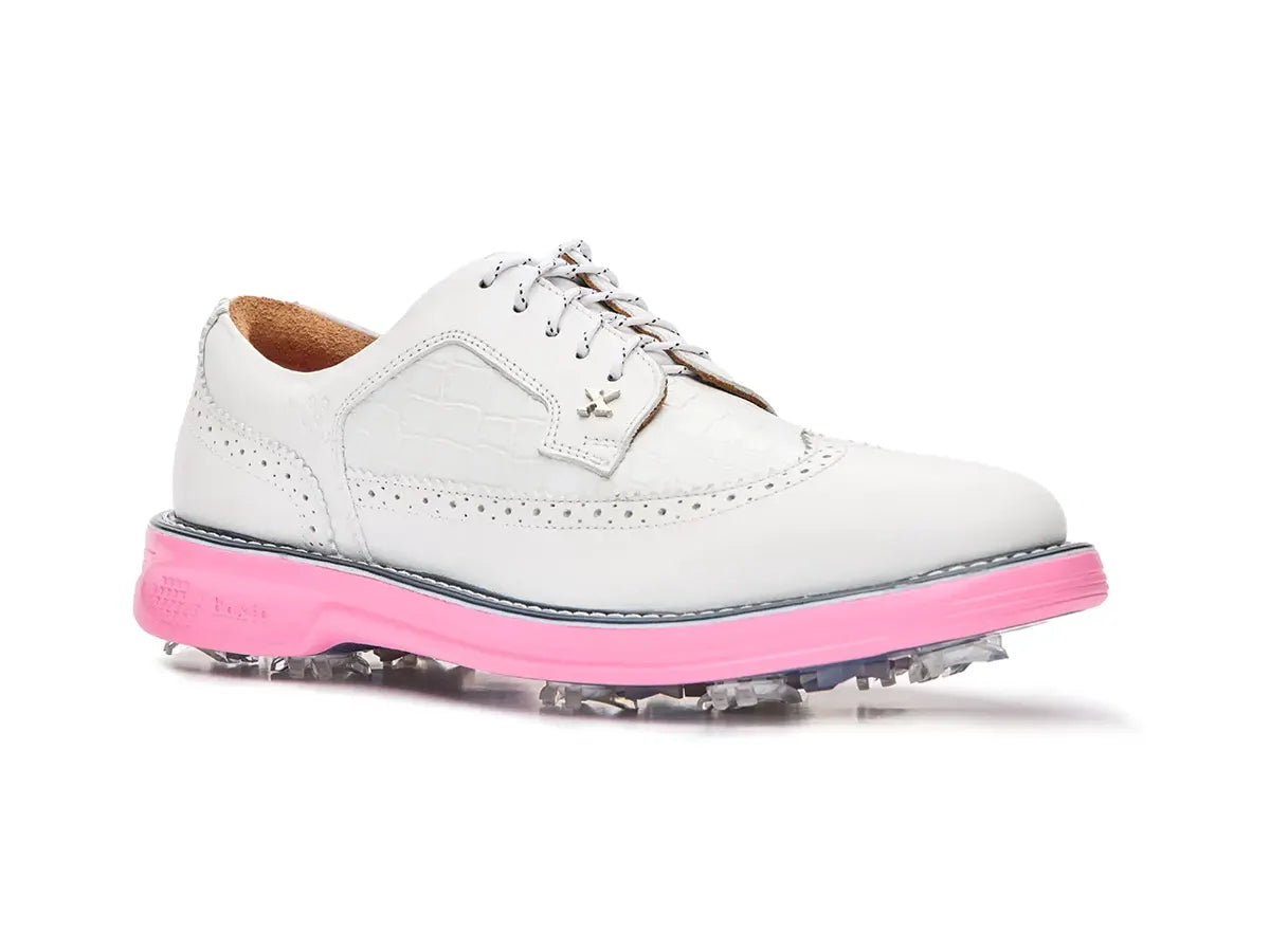 Ecco golf shoes for womenLegacy Freedom Pro Spiked Golf Shoes White Pink