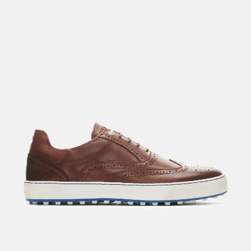 Power - hitter golf shoes for strong swingsRegent - Cognac